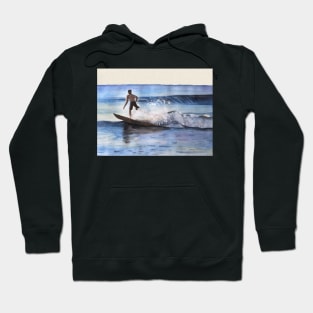 Into the Sunlight Surf-Art Painting Hoodie